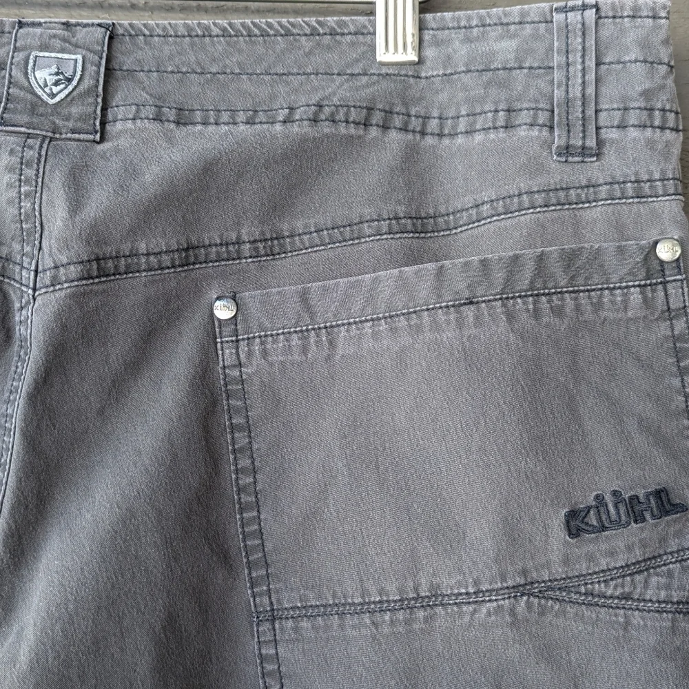 Kuhl Revolvr Gray Straight Leg Hiking Pants Size 38x30